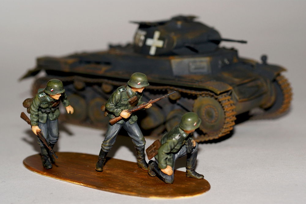 ドイツ２号戦車Ｃ型 ＆ 陸軍少尉と歩兵の画像2